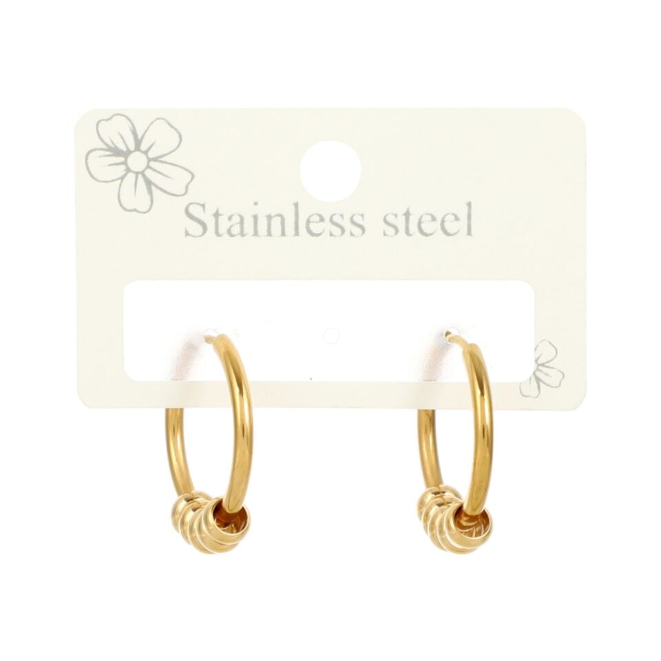 TOPÇUK PULLU ÇELİK KÜPE