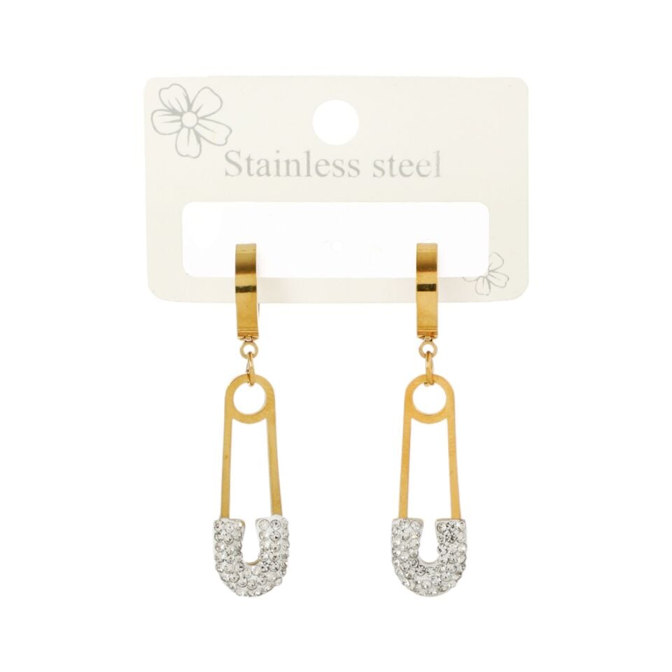 TAŞLI ÇENGEL MODEL ÇELİK KÜPE