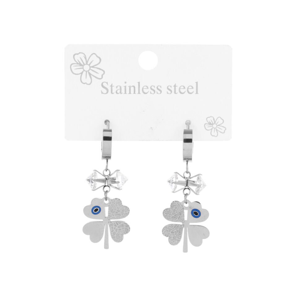 TAŞLI YONCA MODEL ÇELİK KÜPE