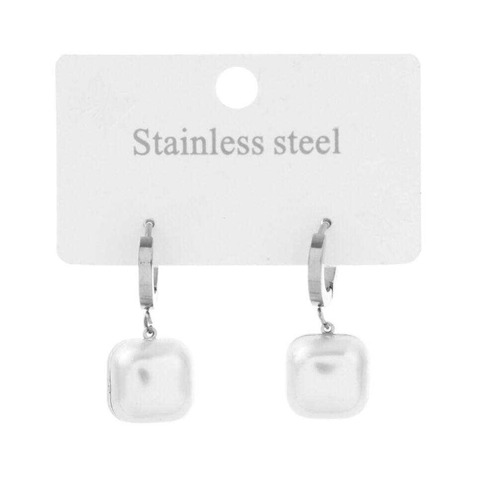 İNCİ MODEL ÇELİK KÜPE