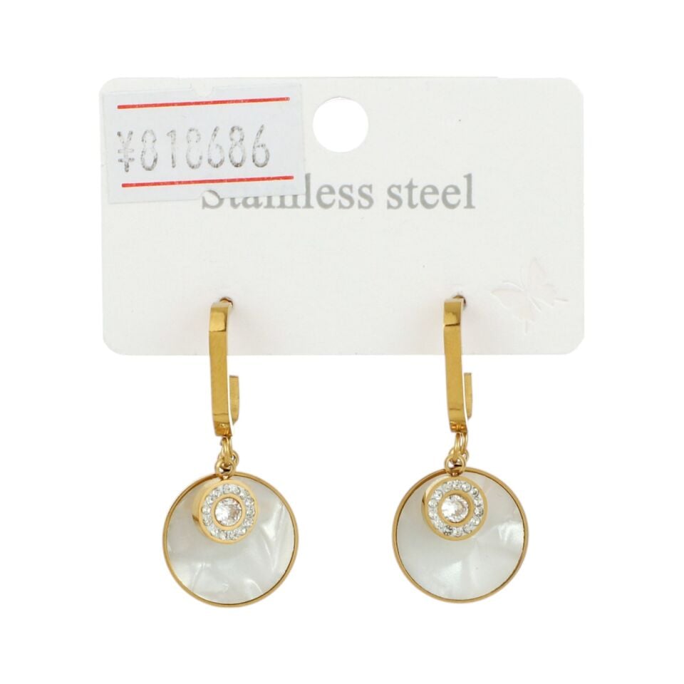 SEDEF TAŞLI ÇELİK KÜPE