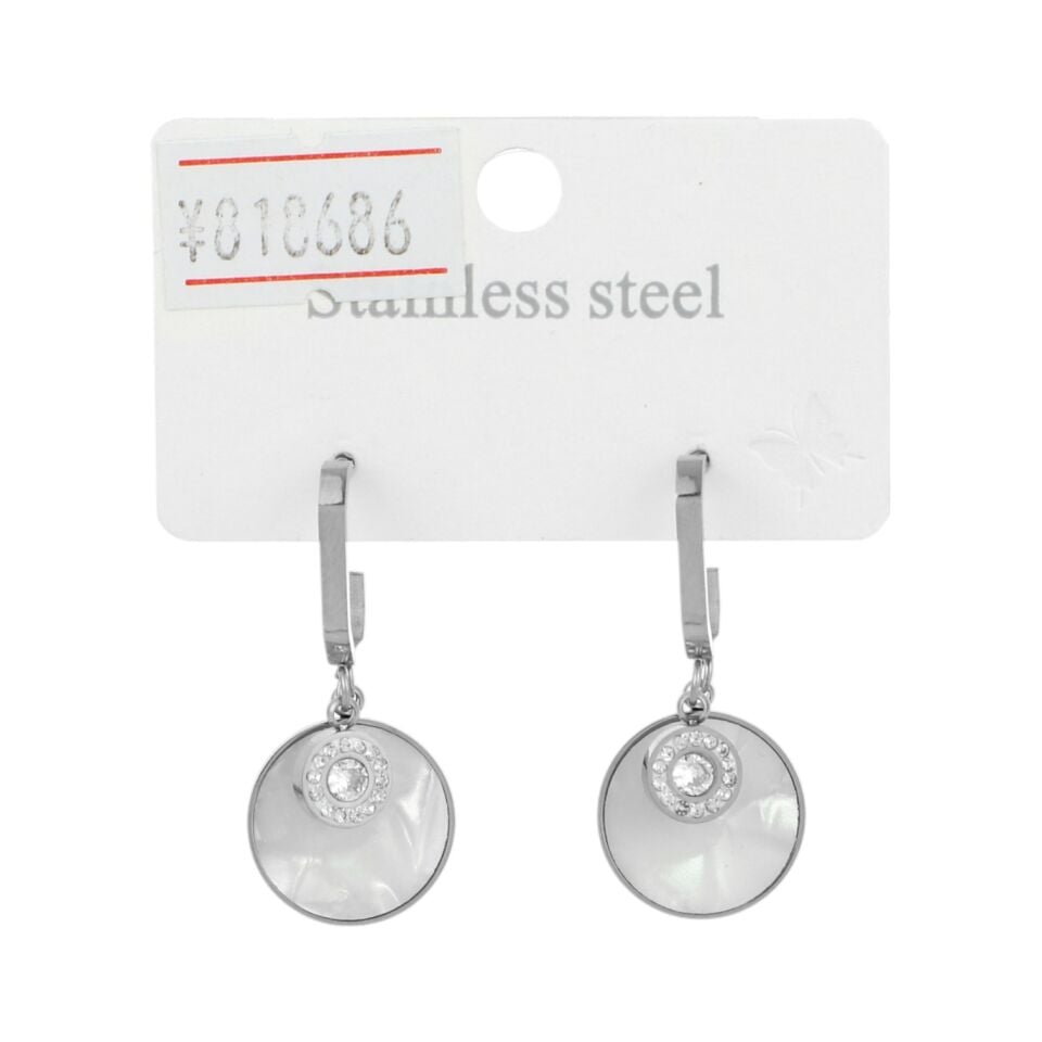 SEDEF TAŞLI ÇELİK KÜPE