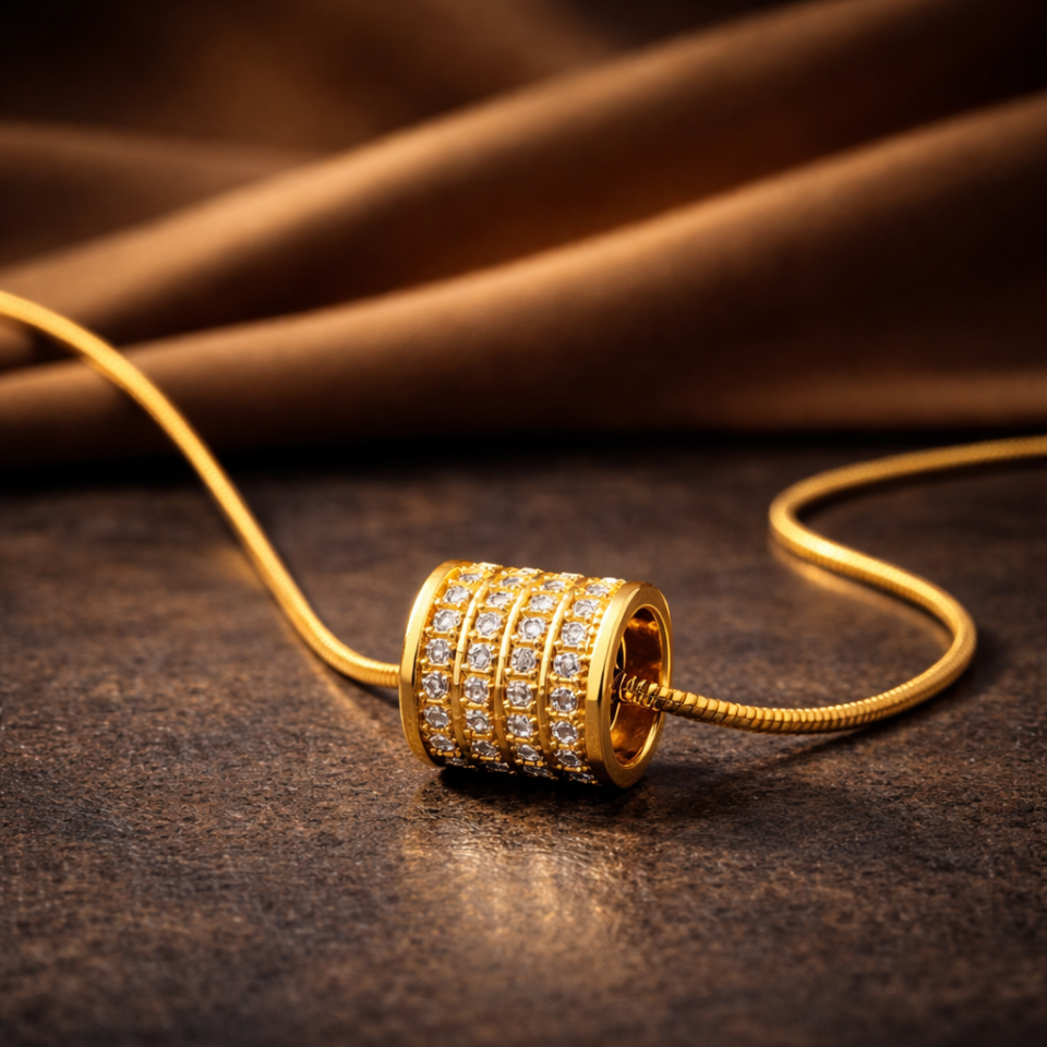 ÇELİK TAŞLI KOLYE