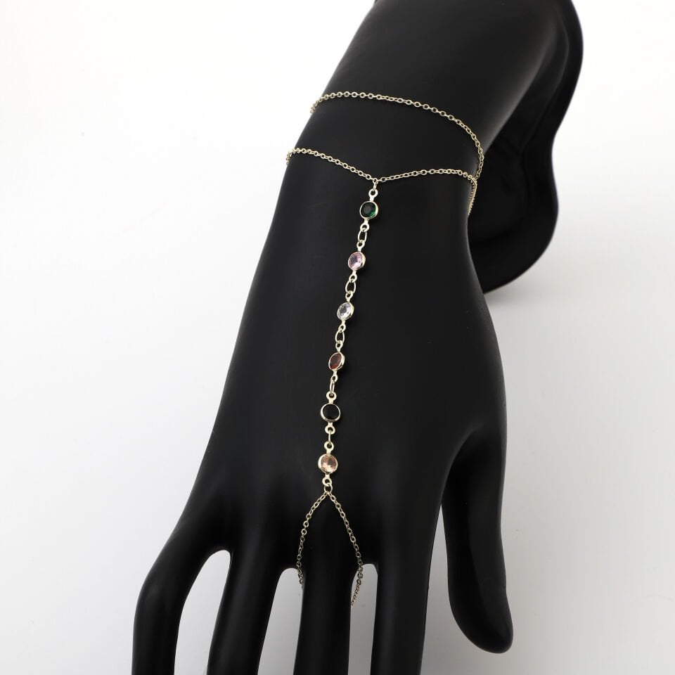 ZİRKON RENKLİ TAŞLI ŞAHMERAN