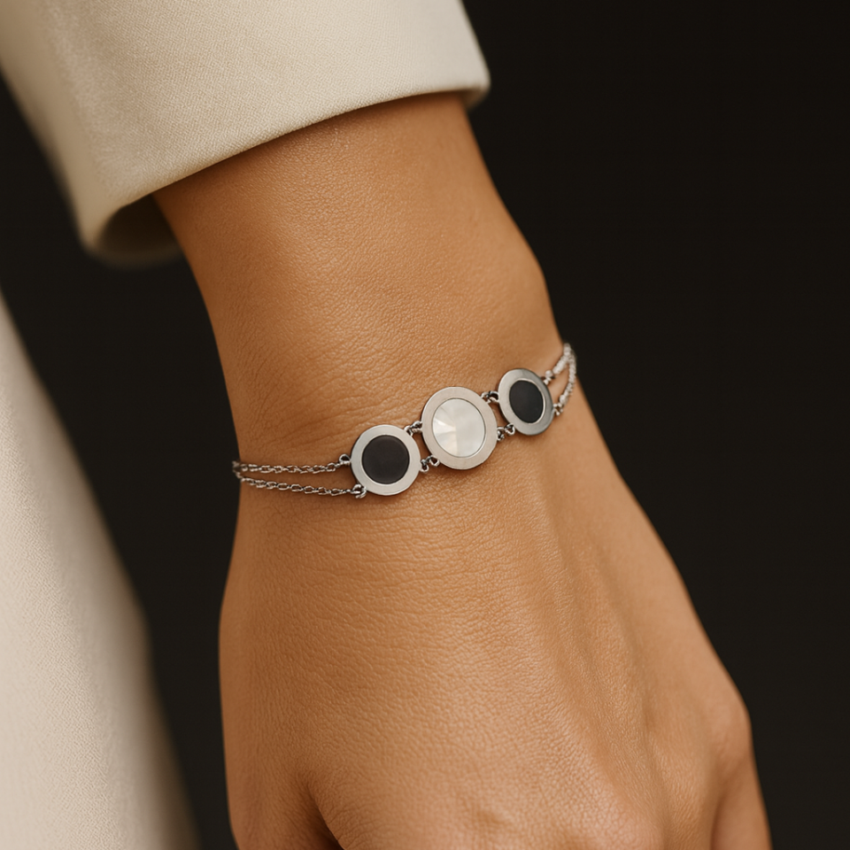 ÇELİK ROMA RAKAMLI BİLEKLİK