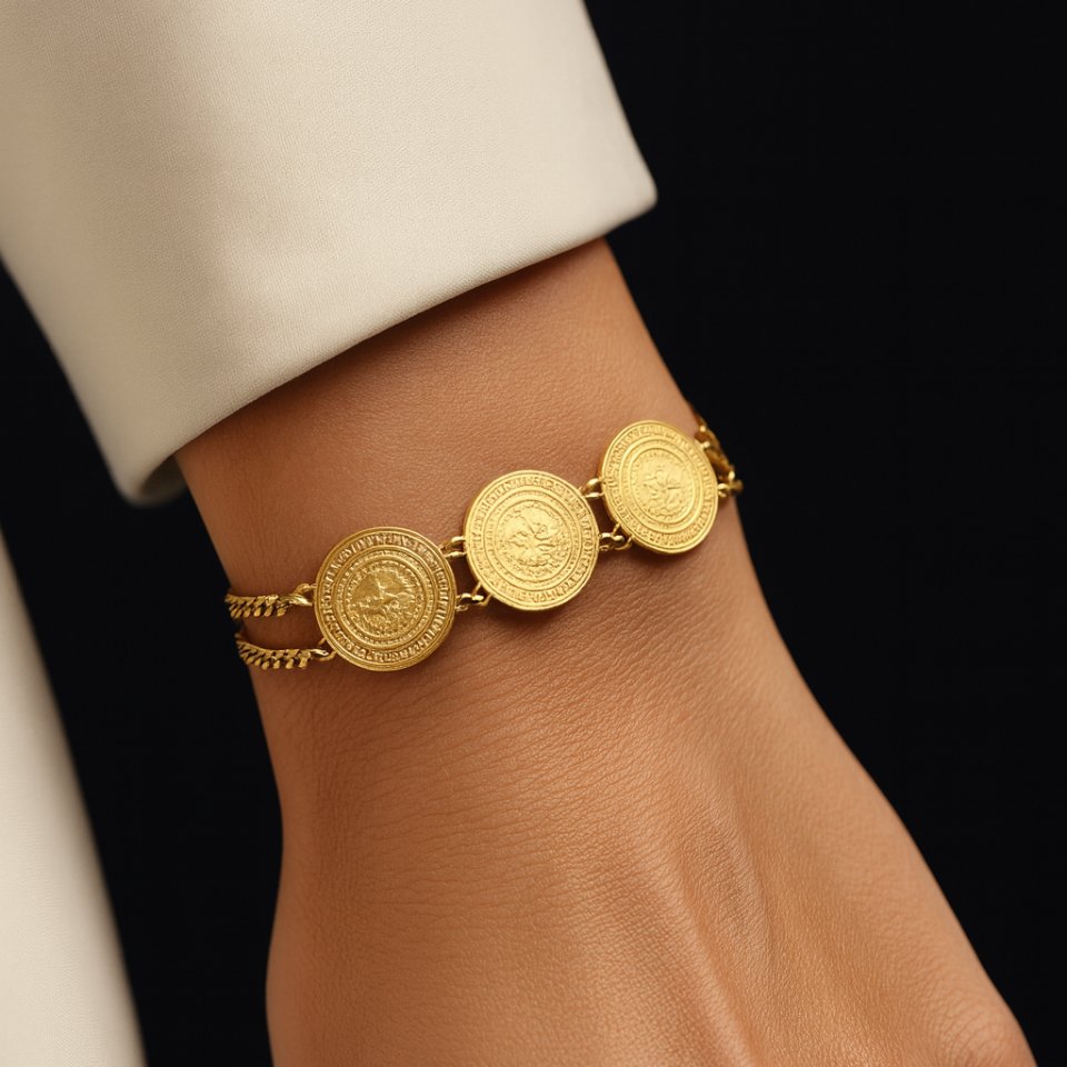 ÇELİK TURA DESENLİ BİLEKLİK