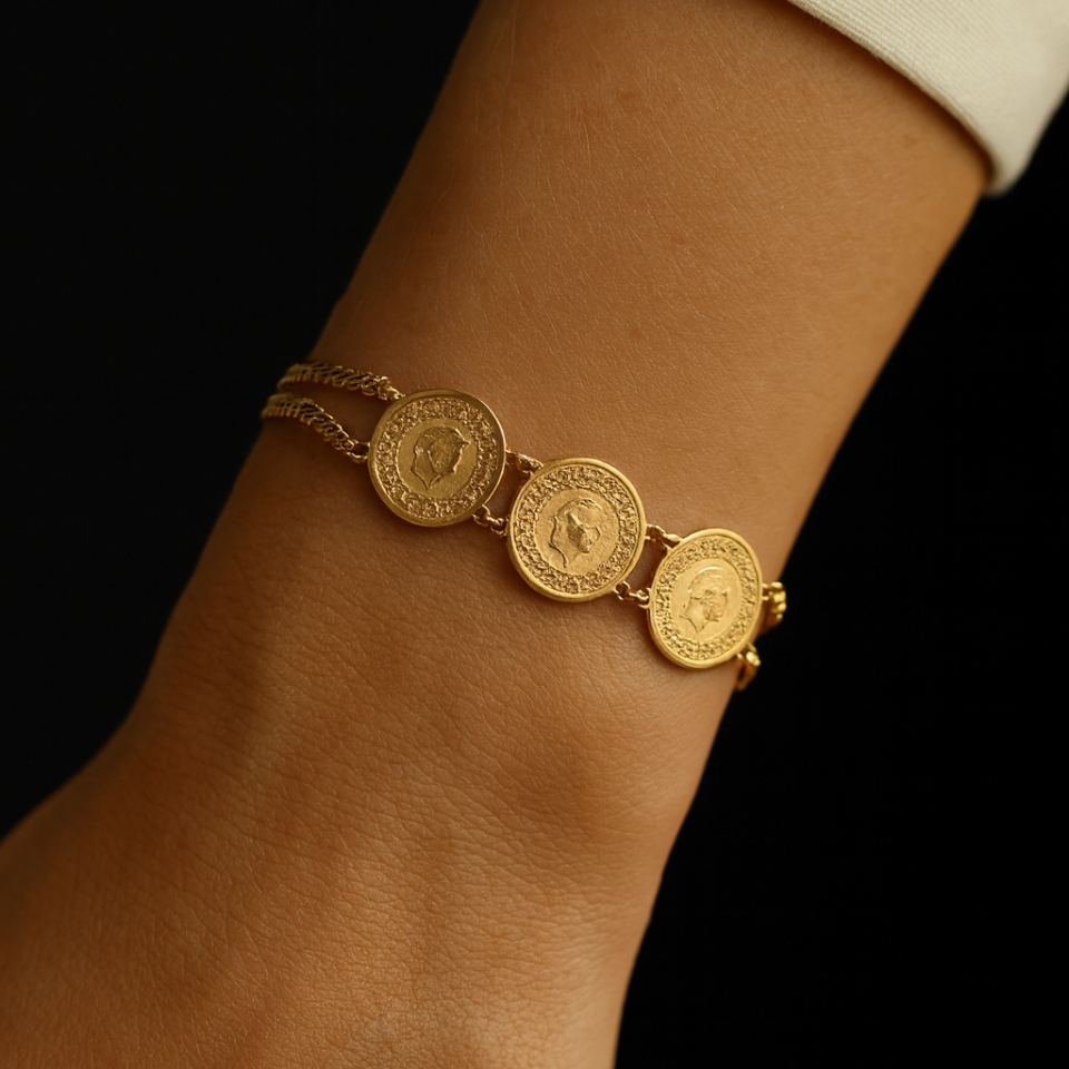 ÇELİK ATATÜRK DESENLİ BİLEKLİK