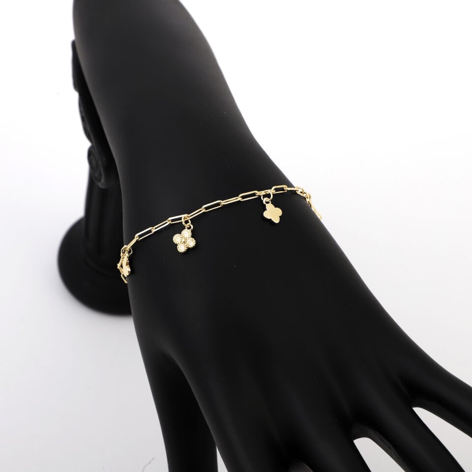 ZİRKON YONCA DETAYLI BİLEKLİK