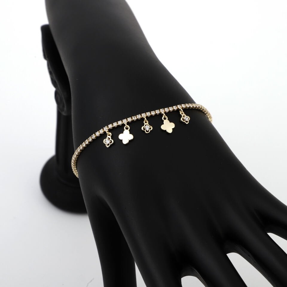 ZİRKON YONCA DETAYLI BİLEKLİK