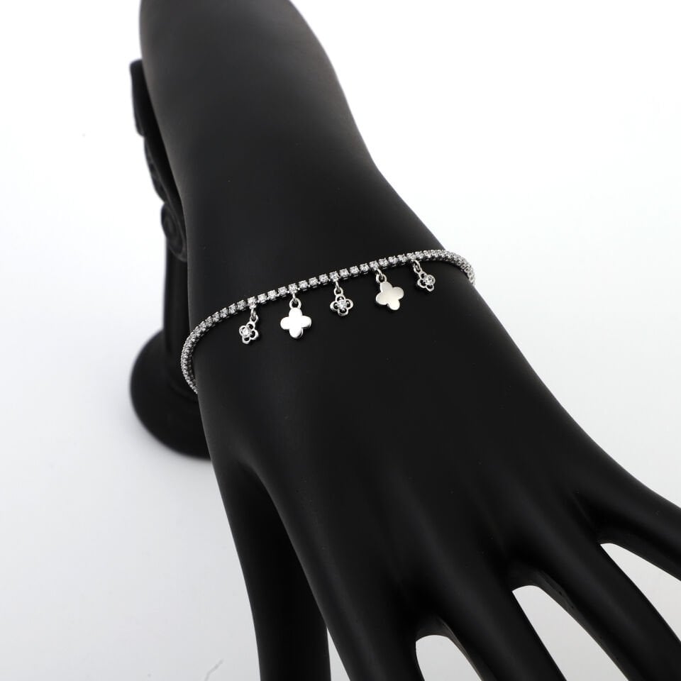 ZİRKON YONCA DETAYLI BİLEKLİK