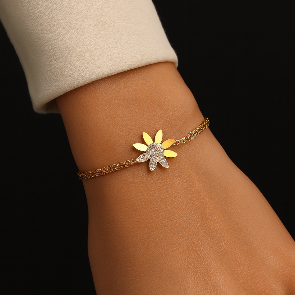 ÇELİK PAPATYA BİLEKLİK