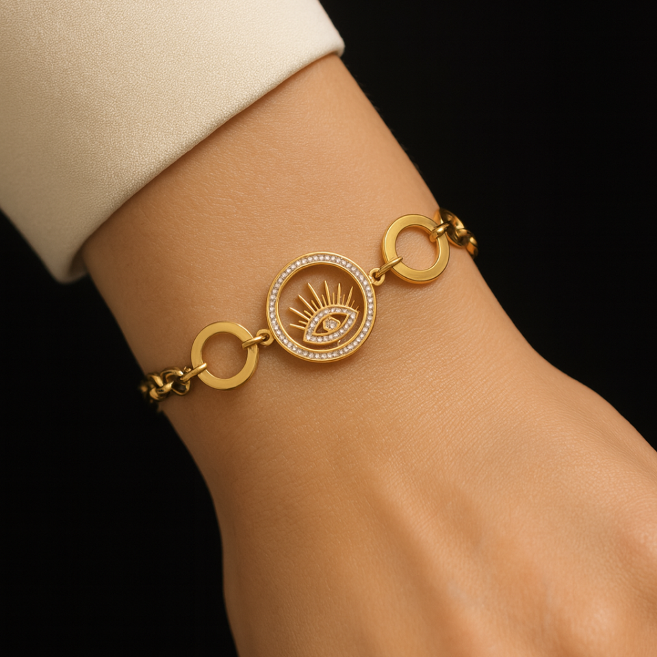 ÇELİK GÖZ DETAYLI BİLEKLİK