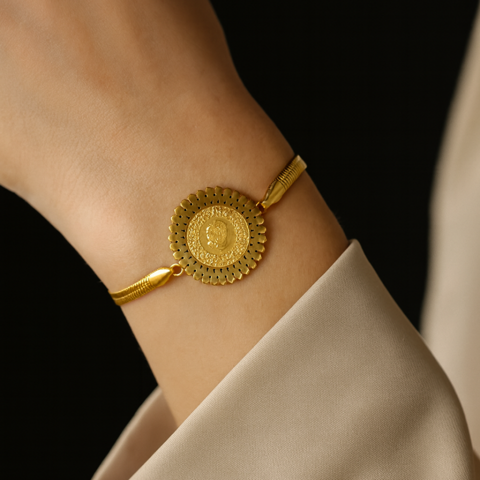 ÇELİK ATATÜRK DESENLİ BİLEKLİK