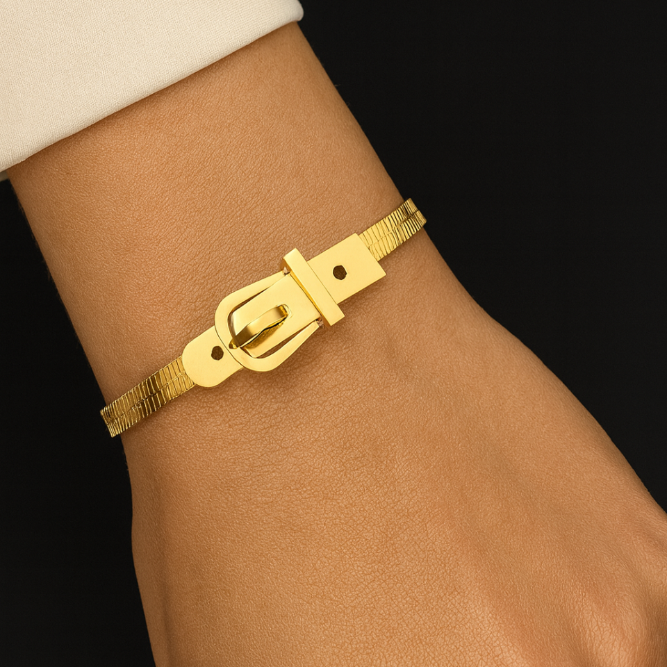 ÇELİK KEMER DETAYLI BİLEKLİK