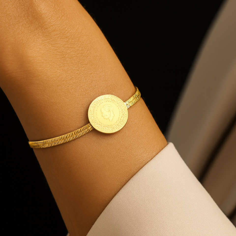 ÇELİK ATATÜRK DETAYLI BİLEKLİK