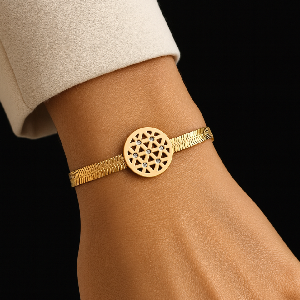 ÇELİK SIRALI ÜÇGEN BİLEKLİK