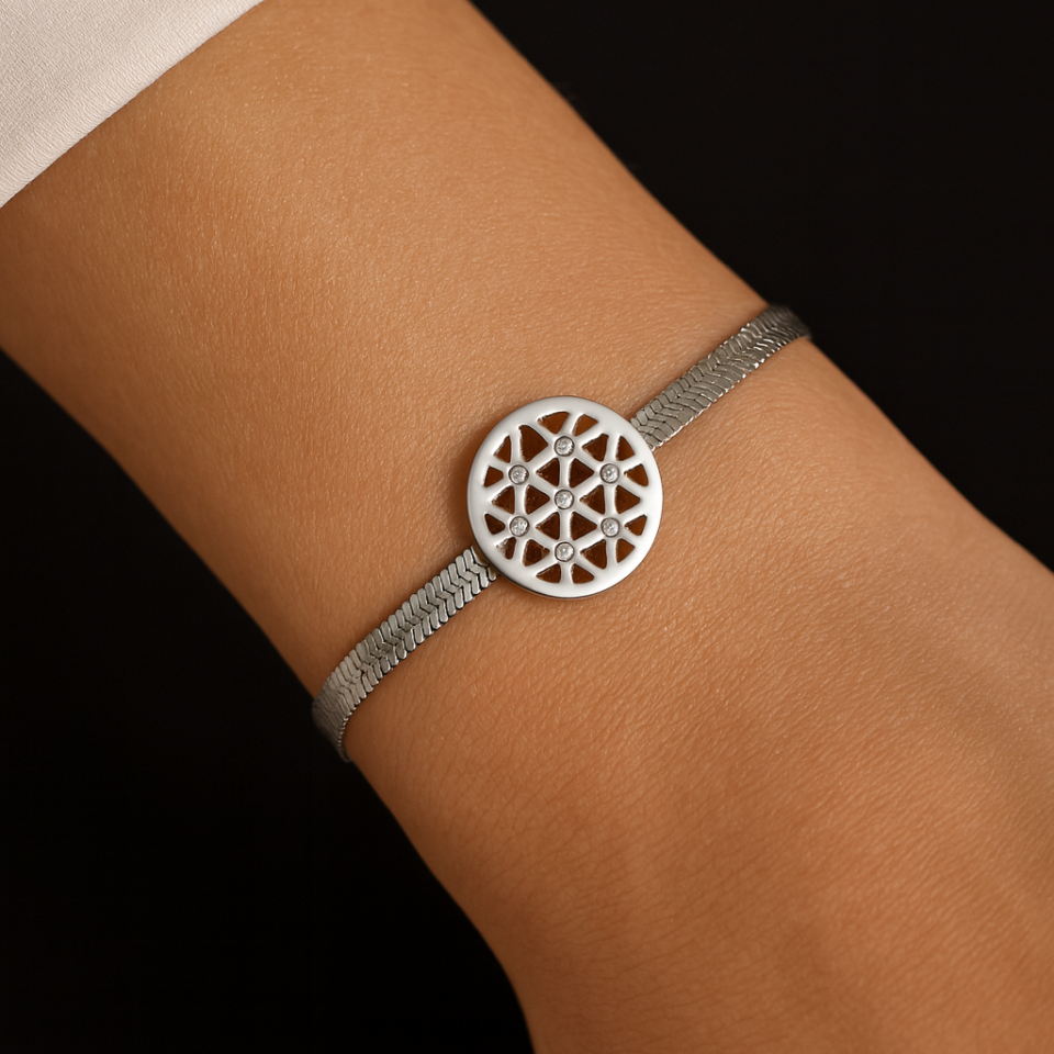 ÇELİK SIRALI ÜÇGEN BİLEKLİK