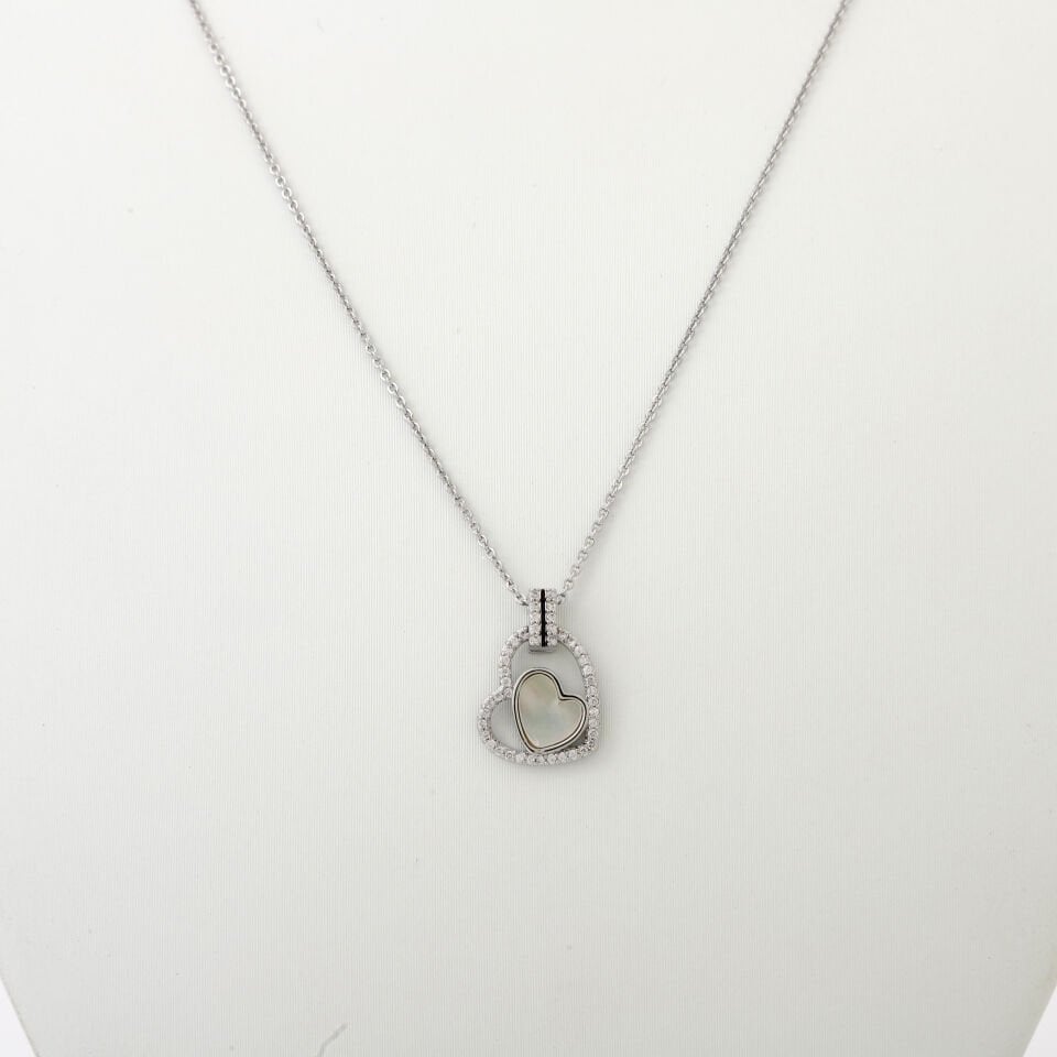 KALP DETAYLI ZİRKON KOLYE