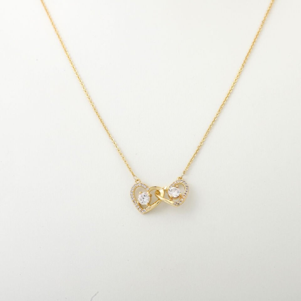 KALP DETAYLI ZİRKON KOLYE