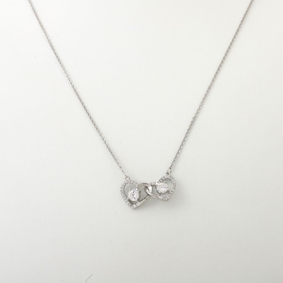 KALP DETAYLI ZİRKON KOLYE