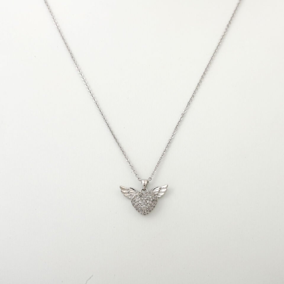 KALP DETAYLI ZİRKON KOLYE