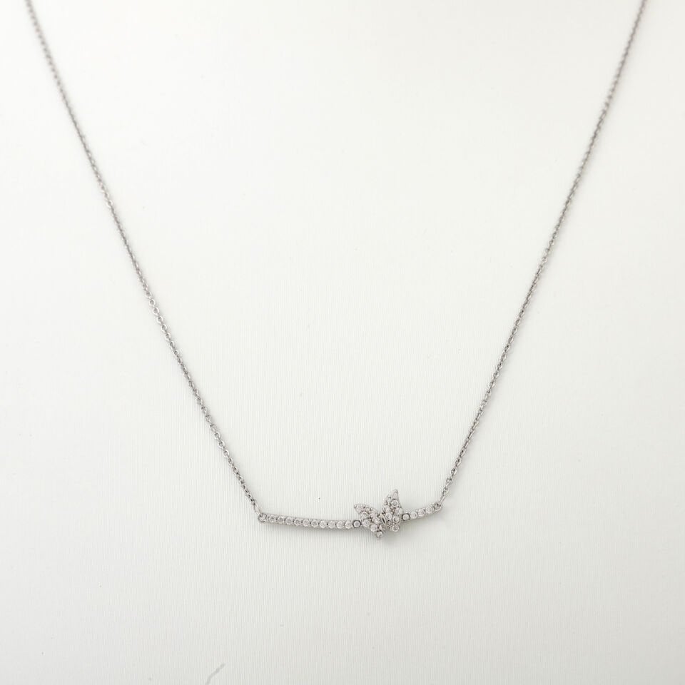 KELEBEK DETAYLI ZİRKON KOLYE