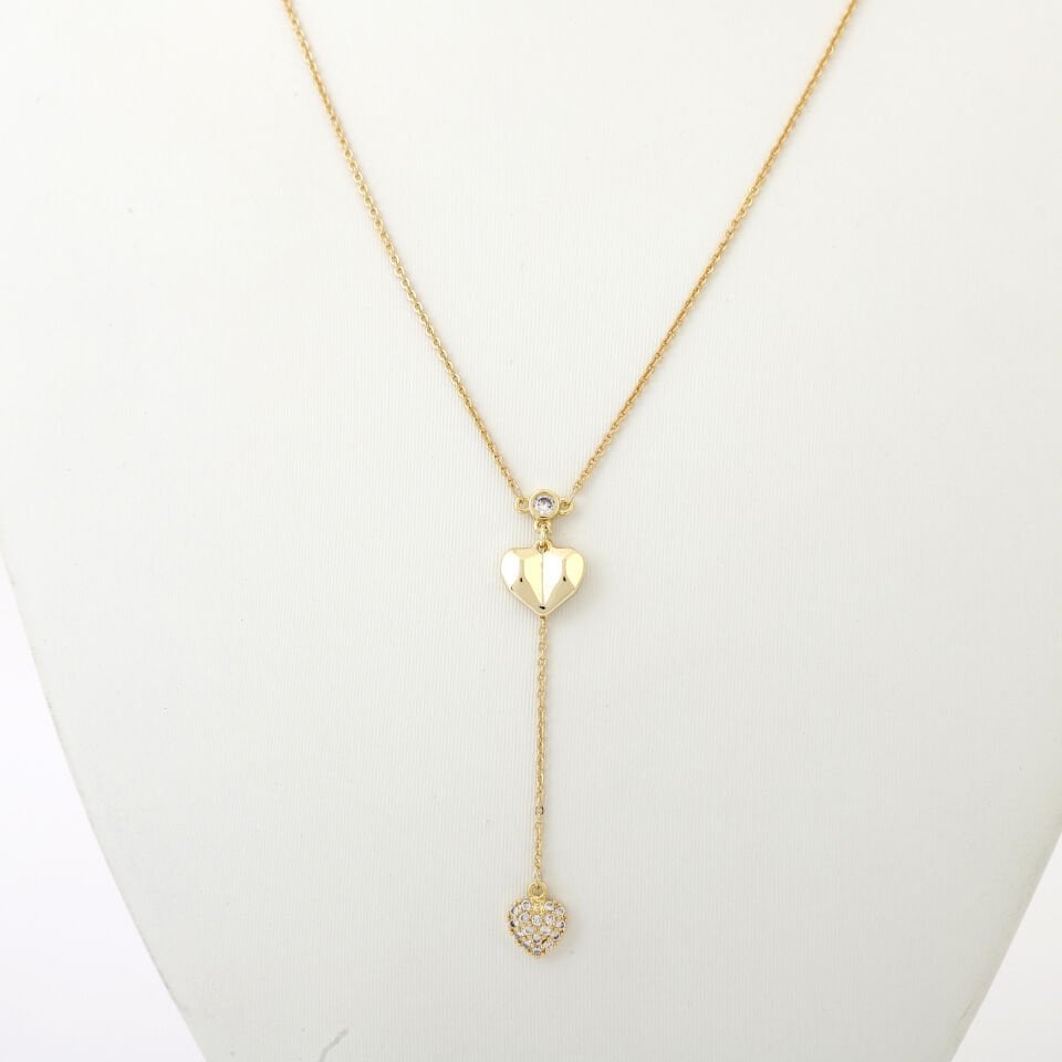 KALP DETAYLI ZİRKON KOLYE