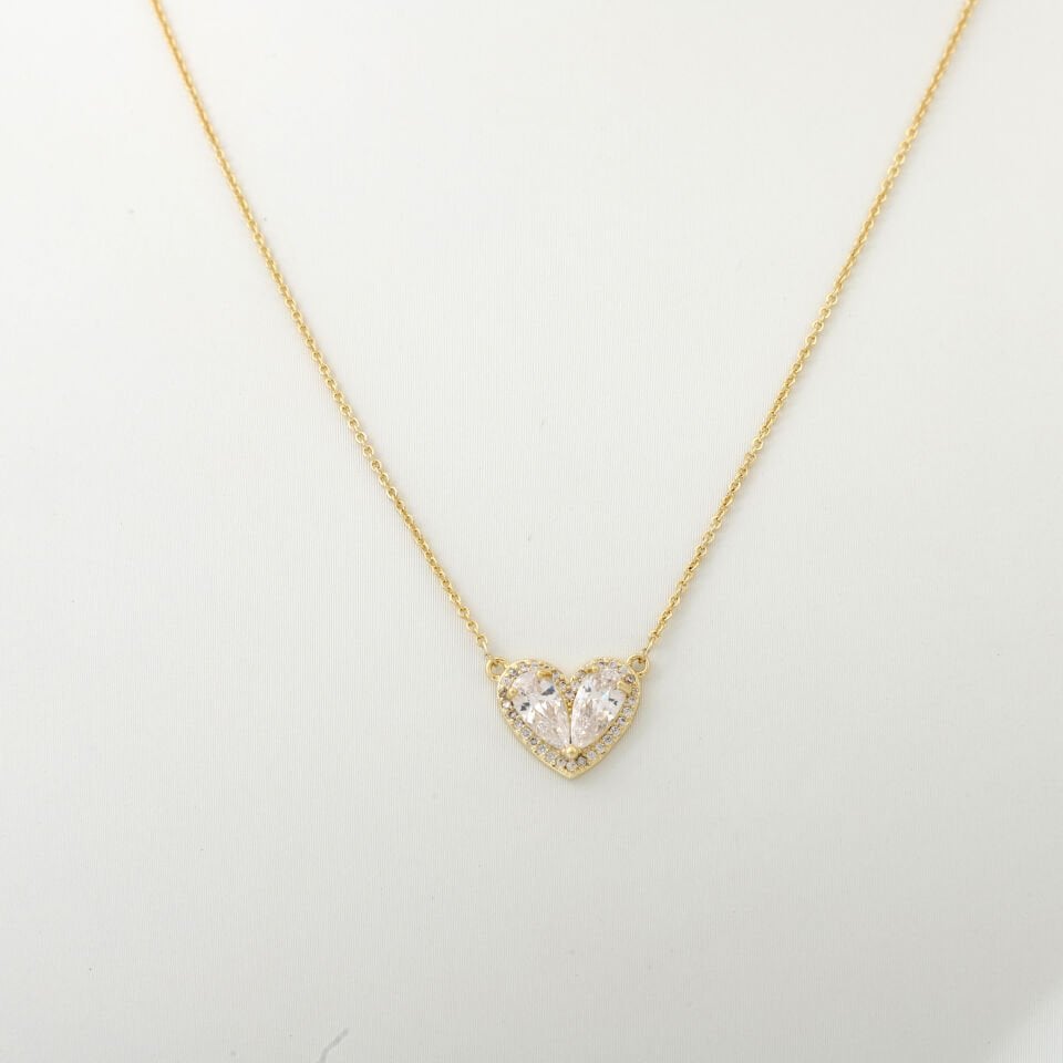 KALP DETAYLI ZİRKON KOLYE