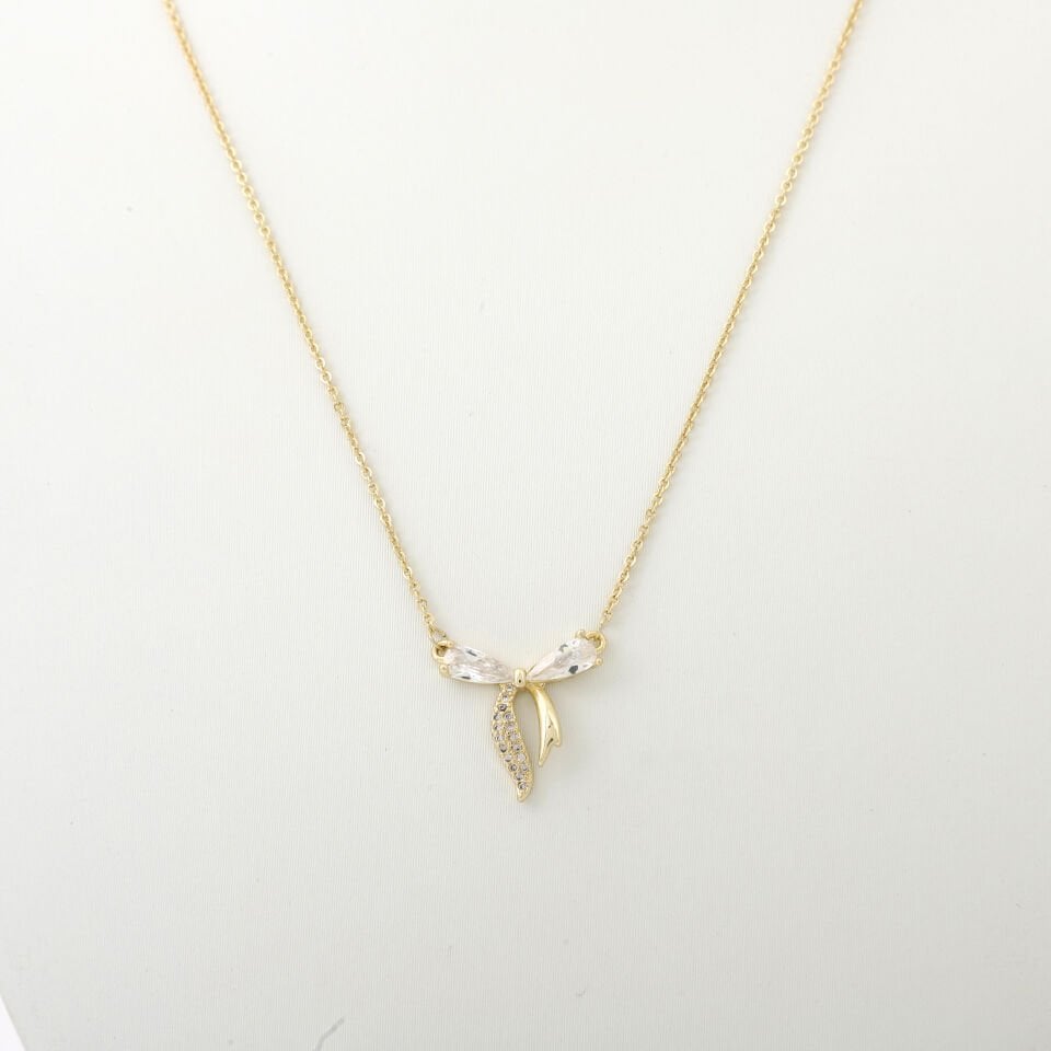 FİYONK DETAYLI ZİRKON KOLYE