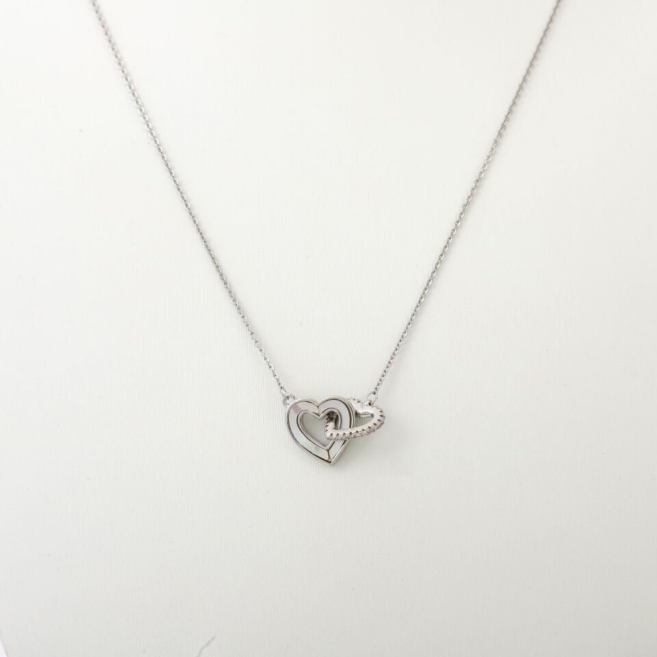 KALP DETAYLI ZİRKON KOLYE