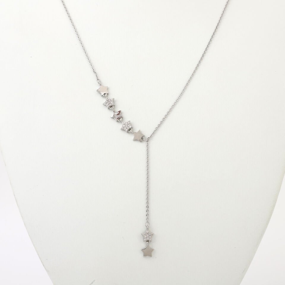 YILDIZ DETAYLI ZİRKON KOLYE