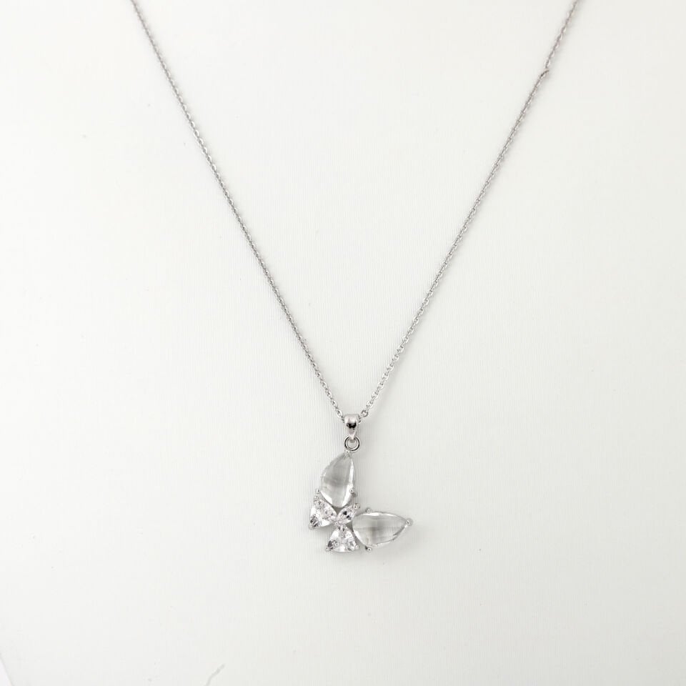 KELEBEK DETAYLI ZİRKON KOLYE