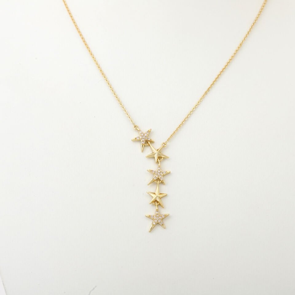 YILDIZ DETAYLI ZİRKON KOLYE