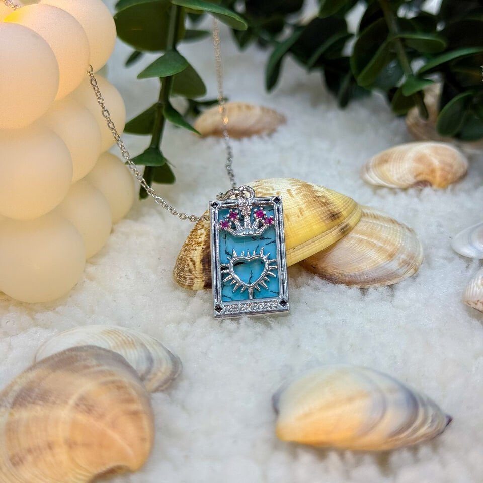 ÇELİK TAROT KOLYE