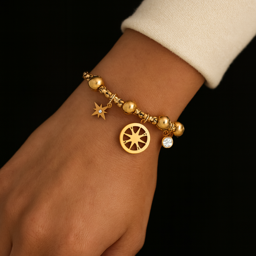 ÇELİK KUTUP YILDIZI BİLEKLİK