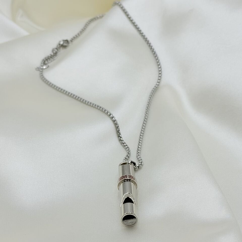 ÇELİK DÜDÜK KOLYE