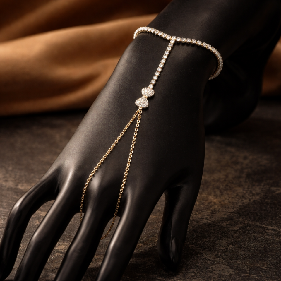 Zirkon Taşlı Fiyonk Figürlü Su Yolu Şahmeran Bileklik