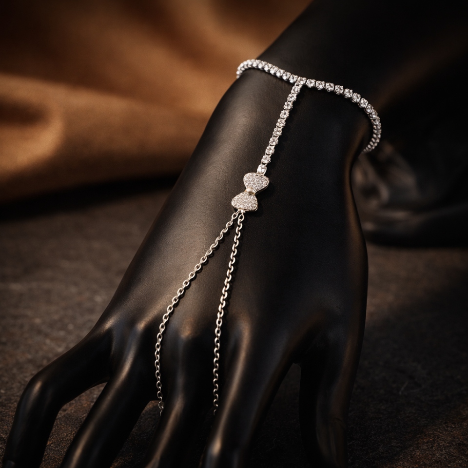 Zirkon Taşlı Fiyonk Figürlü Su Yolu Şahmeran Bileklik