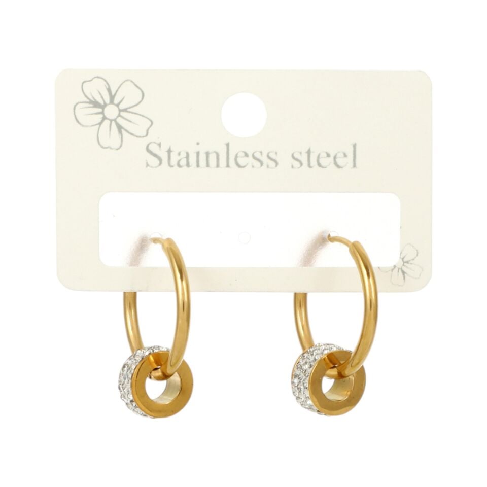 HALKA SLİNDİR MODEL ÇELİK KÜPE