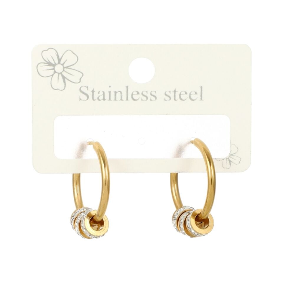 HALKA SLİNDİR MODEL ÇELİK KÜPE